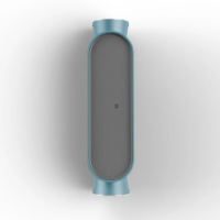 Roger Pradier Ibuk N° 1 LED-Außenwandleuchte Blau