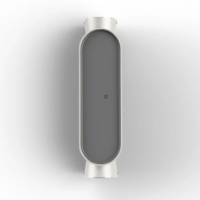 Roger Pradier Ibuk N° 1 LED-Außenwandleuchte Reinweiß