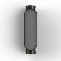 Roger Pradier Ibuk N° 1 LED-Außenwandleuchte Schwarzgrau