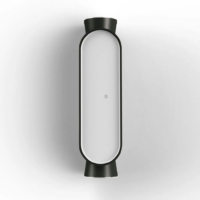 Roger Pradier Ibuk N° 1 LED-Außenwandleuchte Schwarzgrau