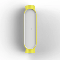 Roger Pradier Ibuk N° 1 LED-Außenwandleuchte Schwefelgelb