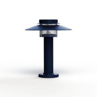 Roger Pradier Kerlouan N° 2 Pollerleuchte Stahlblau