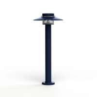Roger Pradier Kerlouan N° 3 Pollerleuchte Stahlblau