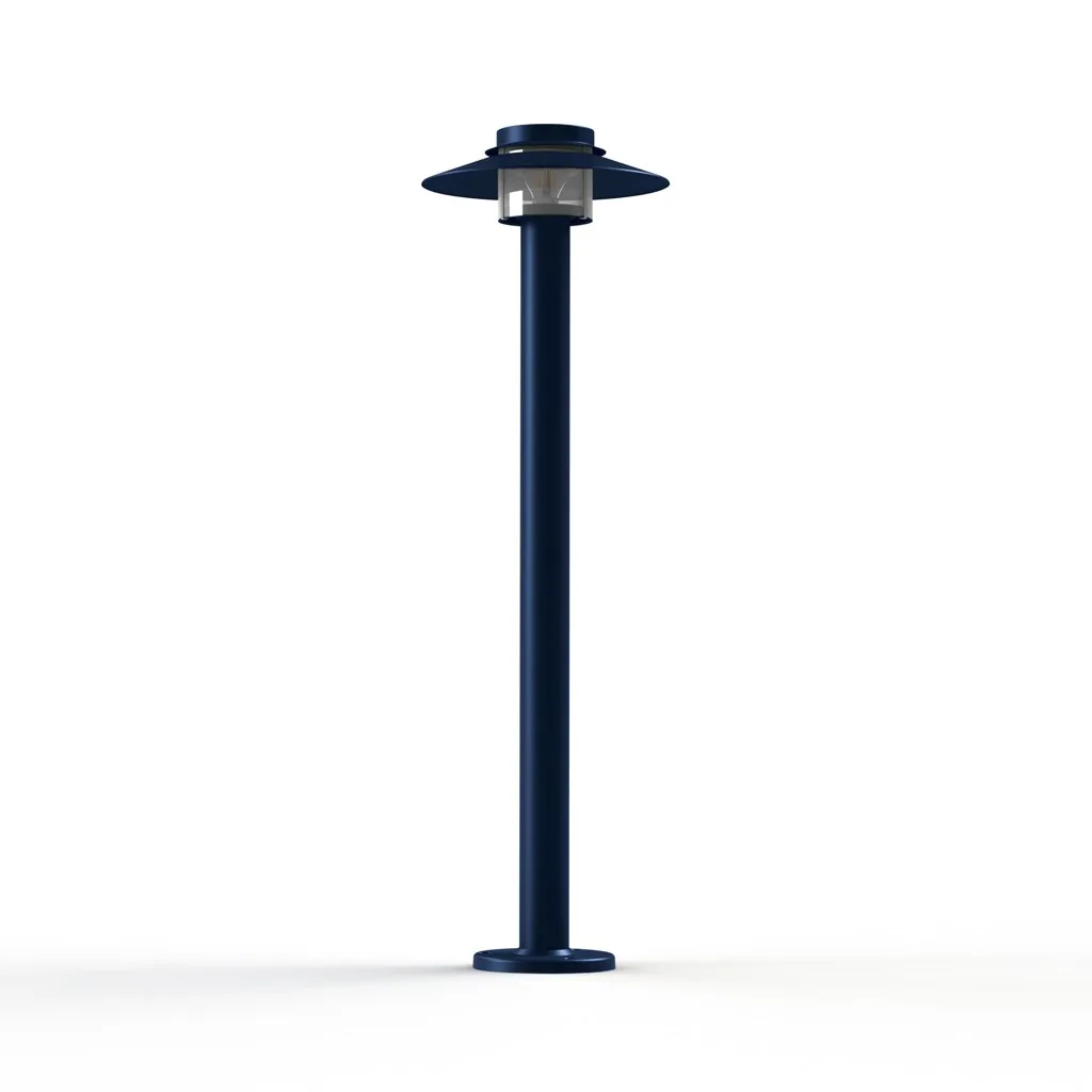 Roger Pradier Kerlouan N° 4 Pollerleuchte Stahlblau