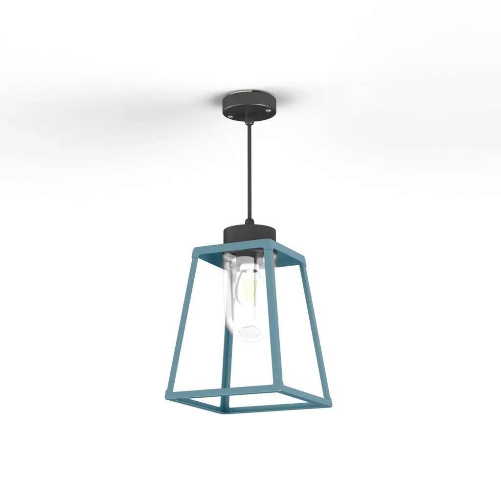 Roger Pradier Lampiok 1 N° 3 Außenpendelleuchte Blau