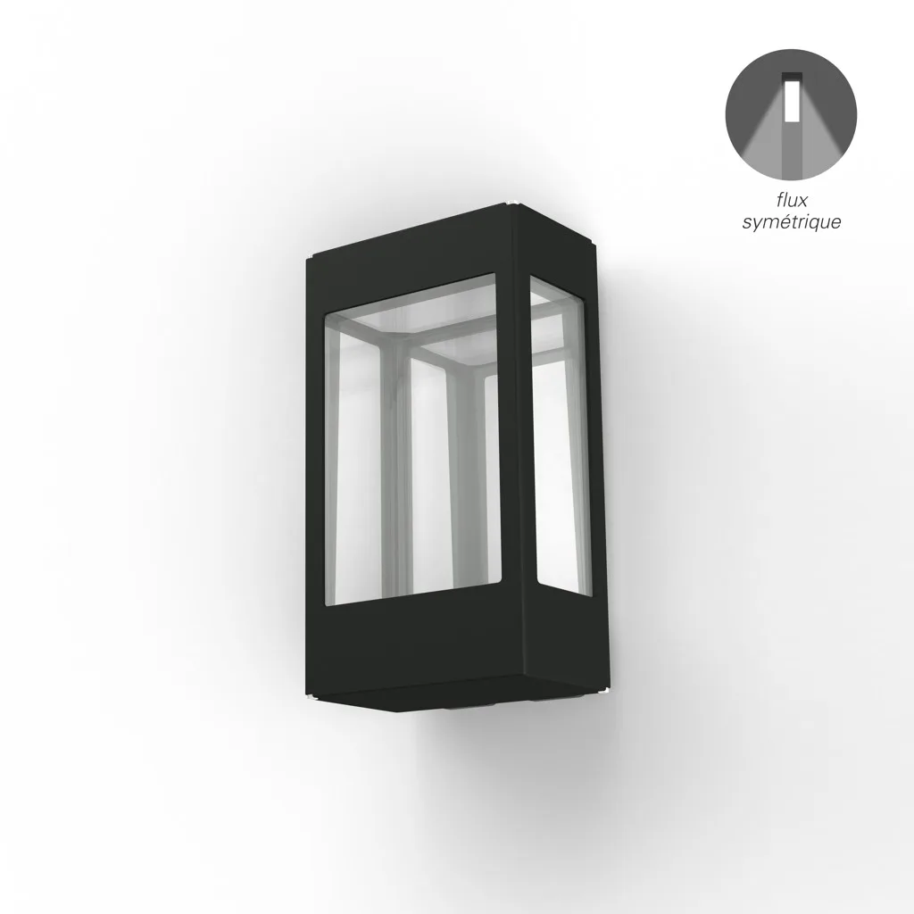 Roger Praider Tétra N°1 LED-Außenwandleuchte Anthrazitgrau