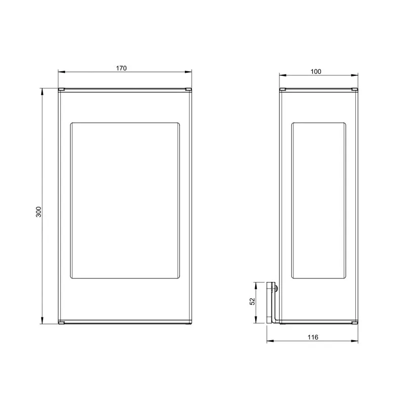 Roger Pradier Tétra N°1 LED-Außenwandleuchte – Bild 8
