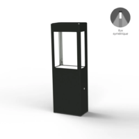 Roger Pradier Tétra N° 2 LED-Pollerleuchte Anthrazitgrau