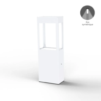 Roger Pradier Tétra N° 2 LED-Pollerleuchte Reinweiß