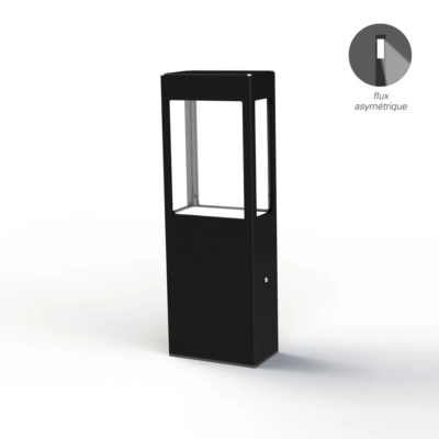 Roger Pradier Tétra N° 2 LED-Pollerleuchte Tiefschwarz