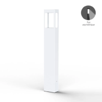 Roger Pradier Tétra N° 4 LED-Pollerleuchte Reinweiß