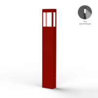 Roger Pradier Tétra N° 4 LED-Pollerleuchte Tomatenrot