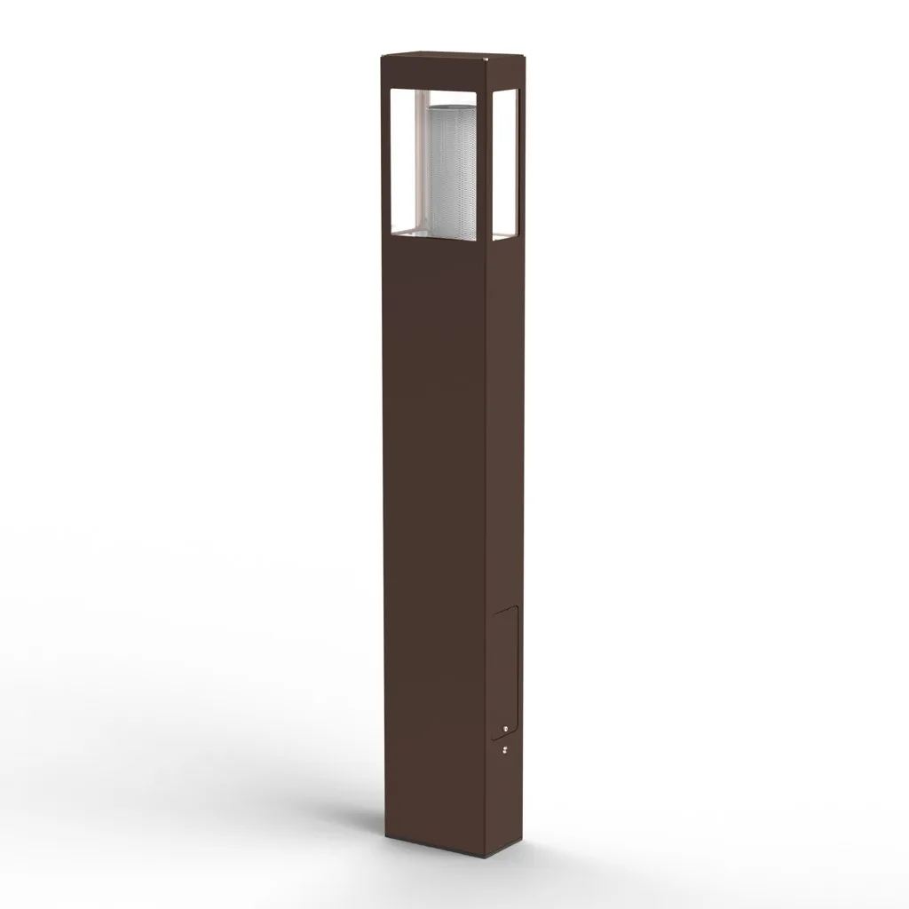 Roger Pradier Tétra N° 4 Pollerleuchte Rost