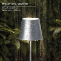 Sigor Nuindie Akku-Stehleuchte silberfarben – Bild 2