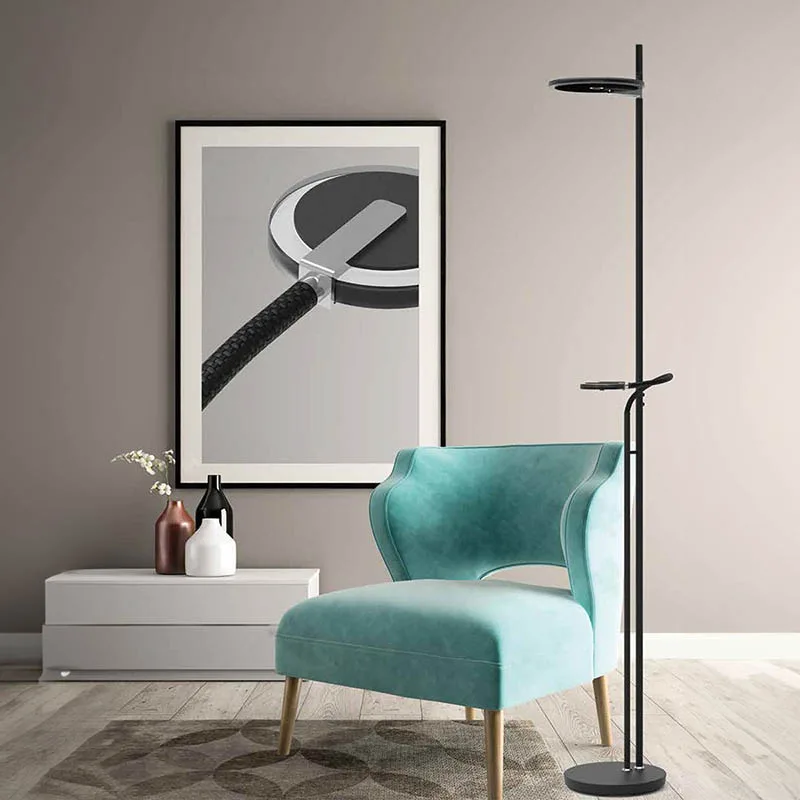 steinhauer-turound-2989-led-deckenfluter-leselampe-ambiente-1 LED Deckenfluter mit Leselampe