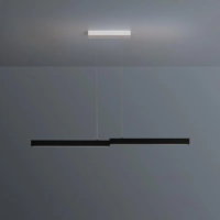 ESCALE Level LED-Pendelleuchte 120 cm Schwarz