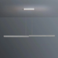 ESCALE Level LED-Pendelleuchte 160 cm Aluminium