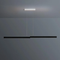 ESCALE Level LED-Pendelleuchte 160 cm Schwarz
