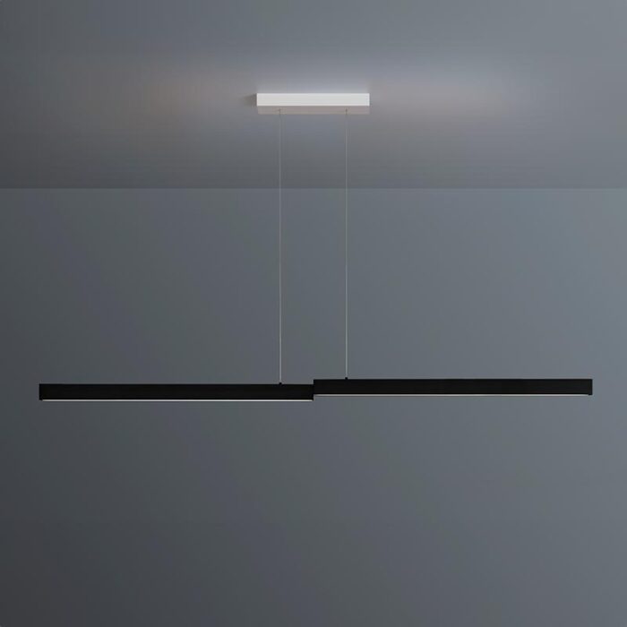 ESCALE Level LED-Pendelleuchte 160 cm Schwarz