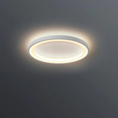 ESCALE Loud LED-Deckenleuchte Ø 35 cm Aluminium