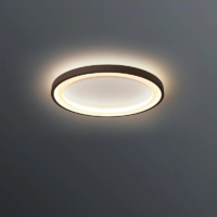 ESCALE Loud LED-Deckenleuchte Ø 35 cm Bronze