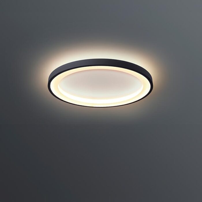 ESCALE Loud LED-Deckenleuchte Ø 35 cm Schwarz