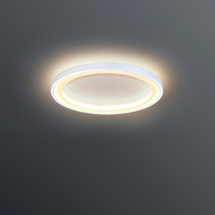 ESCALE Loud LED-Deckenleuchte Ø 35 cm Weiß