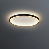 ESCALE Loud LED-Deckenleuchte Ø 50 cm Schwarz
