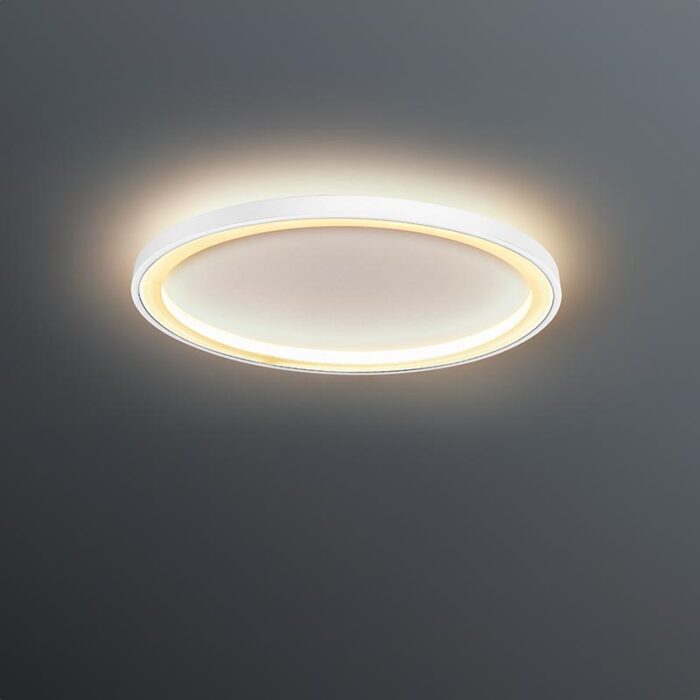 ESCALE Loud LED-Deckenleuchte Ø 50 cm Weiß