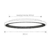 ESCALE Loud LED-Deckenleuchte Ø 65 cm – Bild 7