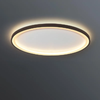 ESCALE Loud LED-Deckenleuchte Ø 65 cm Bronze