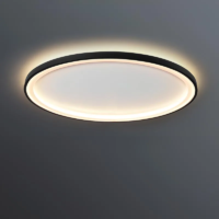 ESCALE Loud LED-Deckenleuchte Ø 65 cm Schwarz