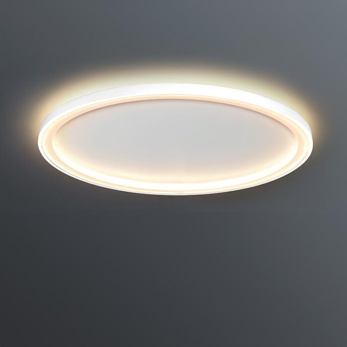 ESCALE Loud LED-Deckenleuchte Ø 65 cm Weiß