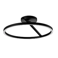 ESCALE Vision LED-Deckenleuchte Schwarz
