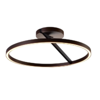 ESCALE Vision LED-Deckenleuchte Schwarz Bronze