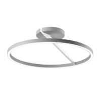 ESCALE Vision LED-Deckenleuchte Weiß-Aluminium