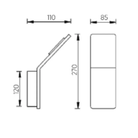 Knapstein AVA LED-Wandleuchte – Bild 4