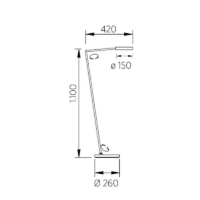 Knapstein TESSA S LED-Stehleuchte – Bild 7