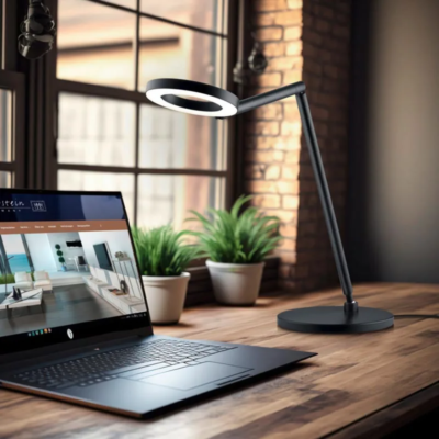 Knapstein TESSA T LED-Tischleuchte Schreibtisch Ambiente