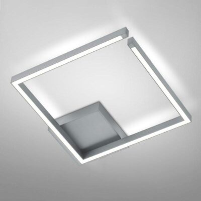 Knapstein Yoko-Q LED-Deckenleuchte mattnickel