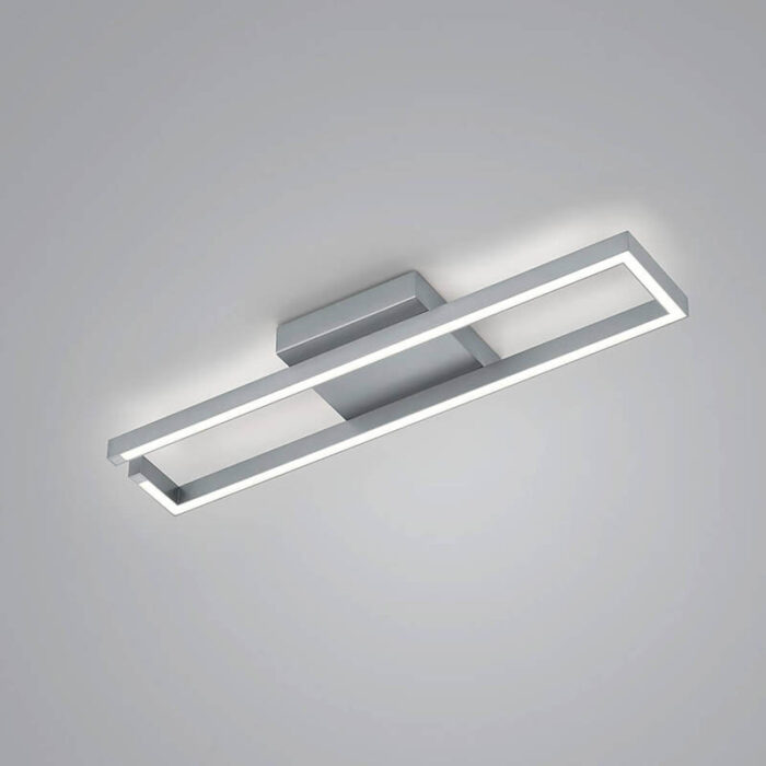 Knapstein YOKO-R LED-Deckenleuchte mattnickel