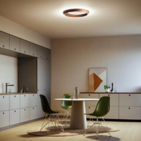 Lodes Tidal LED-Deckenleuchte Wohnraumambiente