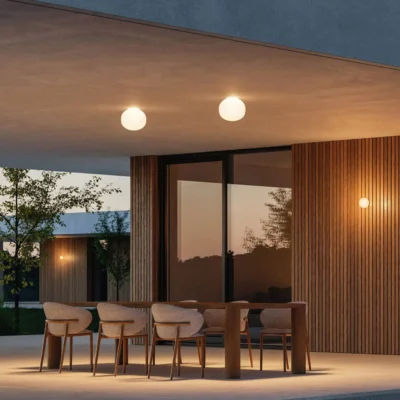 Lodes Volum Wand- und Deckenleuchte für Innen und Außen