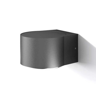 LOOM Design FREY Single Wandleuchte IP65 Schwarz