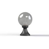 Roger Pradier Moon N° 3 Pollerleuchte Tiefschwarz