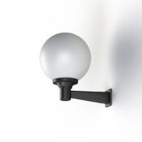 Roger Pradier Moon N° 5 Pollerleuchte Tiefschwarz