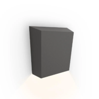 Vibia Break Plus 4112 LED-Außenwandleuchte Graphit Schwarz