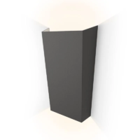 Vibia Break Plus 4116 LED-Außenwandleuchte Graphit Schwarz