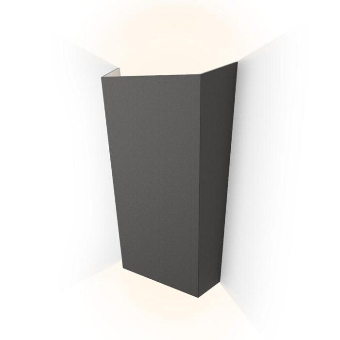 Vibia Break Plus 4116 LED-Außenwandleuchte Graphit Schwarz