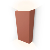Vibia Break Plus 4116 LED-Außenwandleuchte Terra Rot